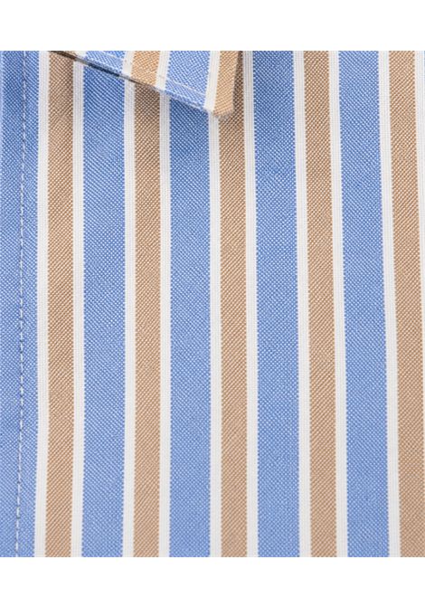 Camicia a righe U+E' BY MISS GRANT | UEM0955AZZURRO